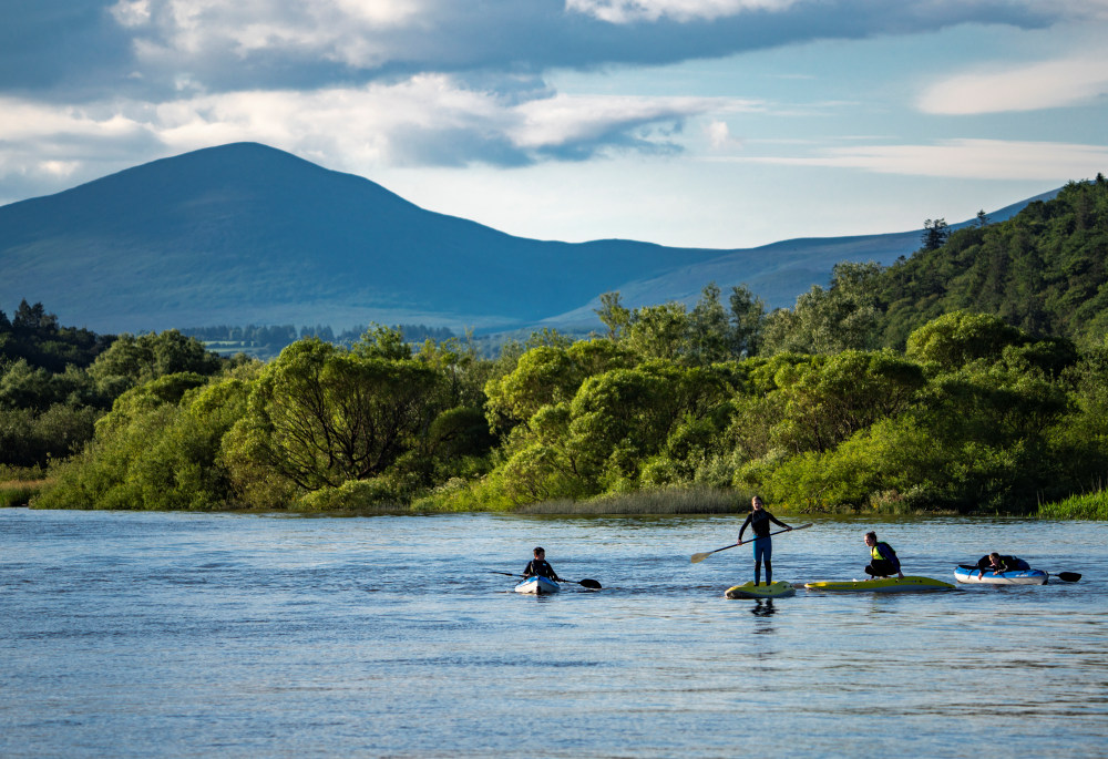 Paddle Boarding On The River Blackwater